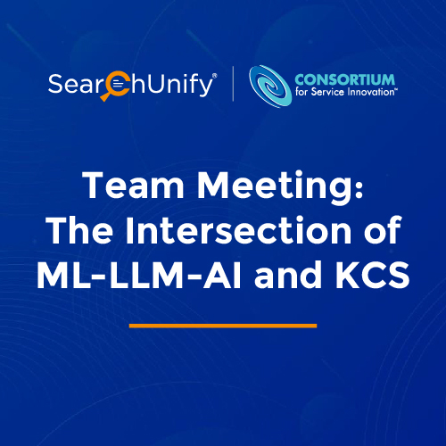 Team Meeting: The Interaction of ML-LLM-AI and KCS